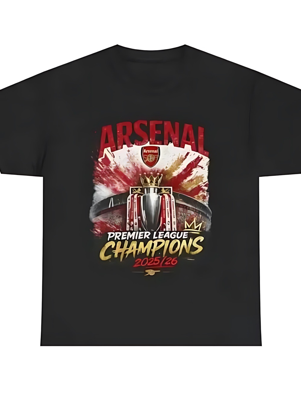 Arsenal Champions 2025-26 T-Shirt, Premier League Winners Shirt, Arsenal FC F 73